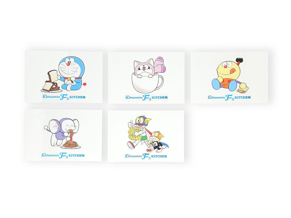 【4/25発売】ドラえもん　Ｆ’ｓキッチン　箔押しポストカードセット Vol.2