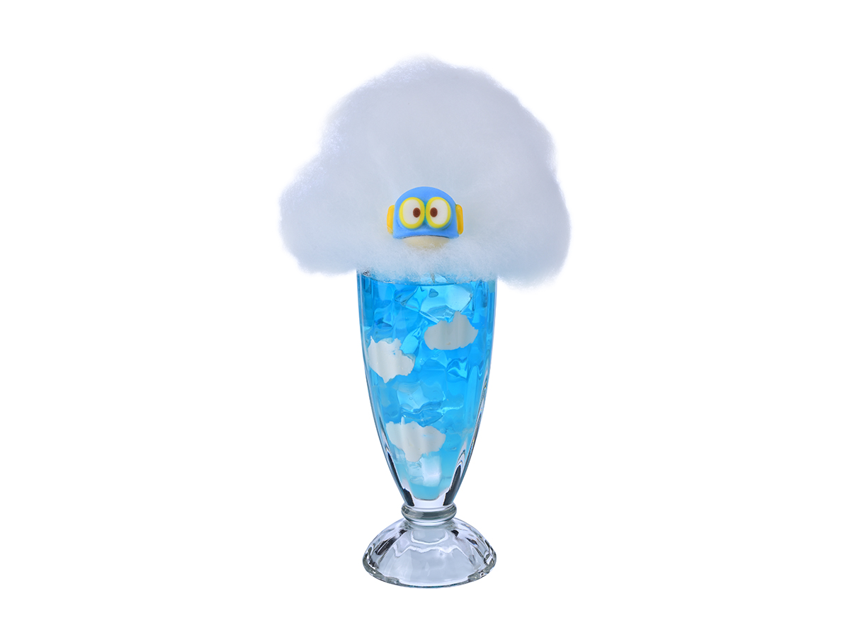 【10/15～提供】青いお空♪もくもく雲のクリームソーダ　パーマン1号